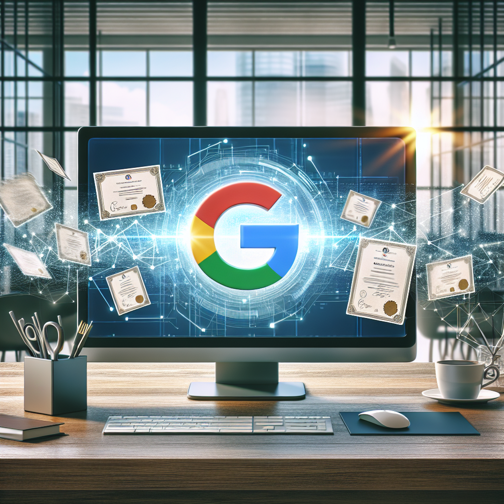 Como Automatizar a Emissão de Certificados com Tecnologia Google